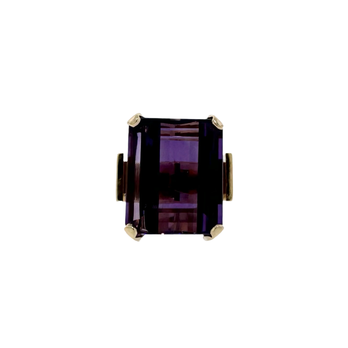 Estate Ole Lynggaard 14k + Amethyst Cocktail Ring