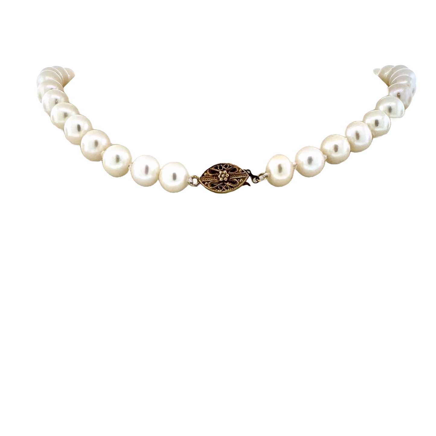 Estate 14k + Freshwater Pearl Necklace