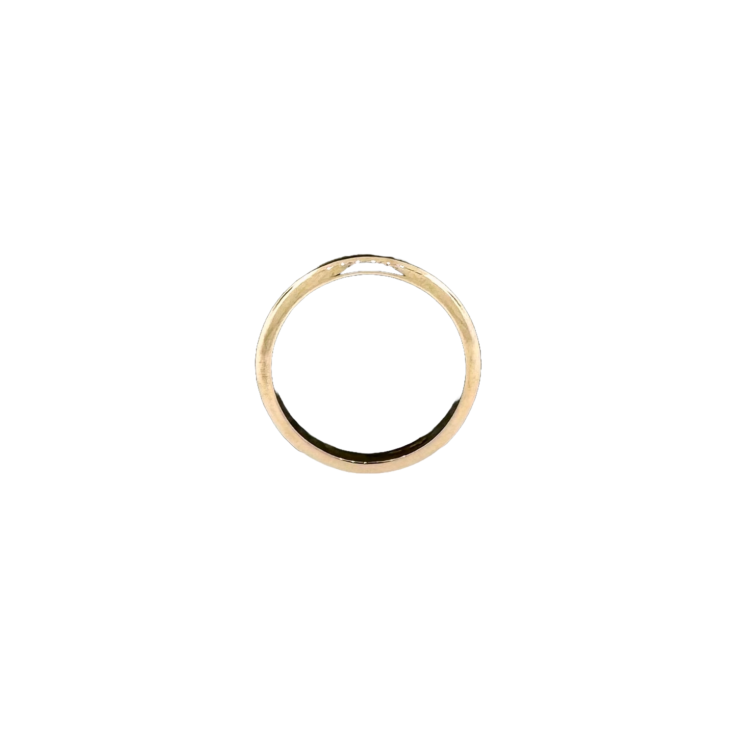 Estate 14k + Half Round Band 2.9mm Size 6.5