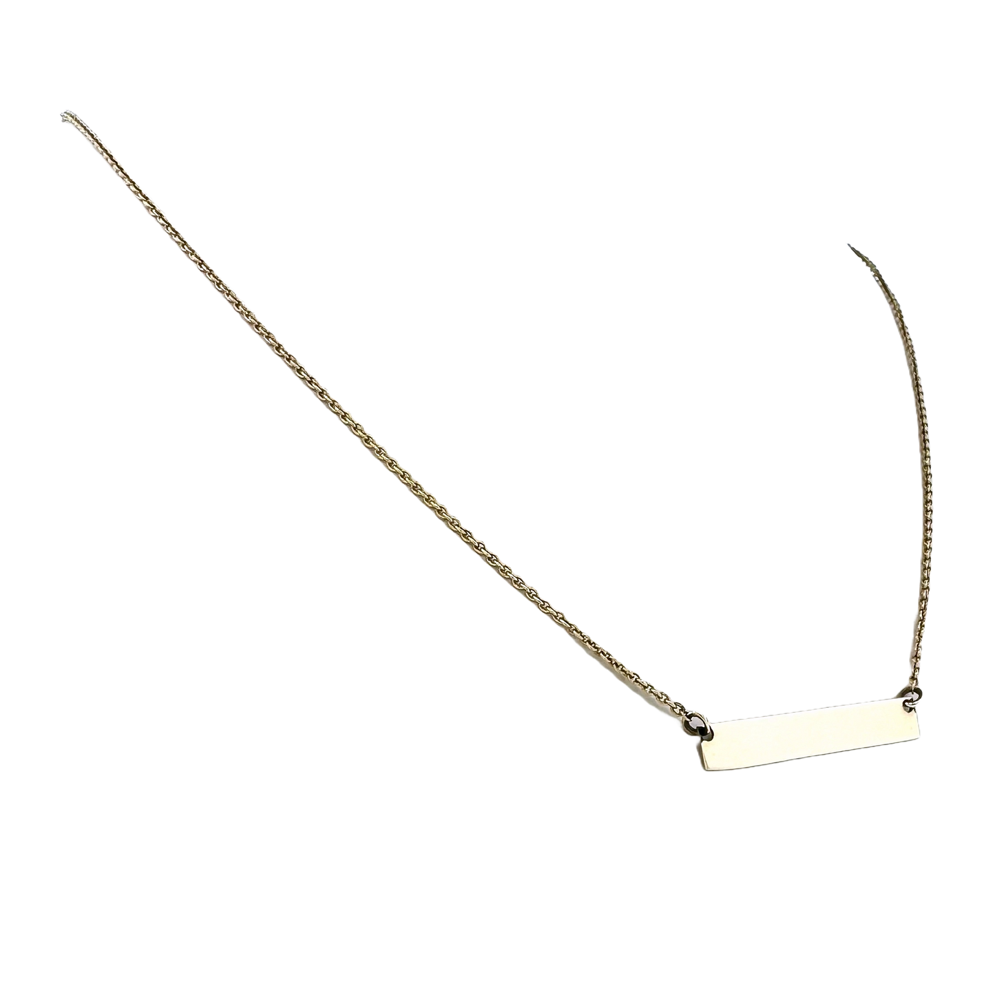 14k + ID Nameplate Necklace