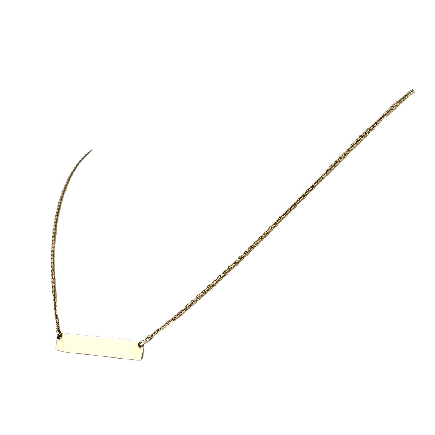 14k + ID Nameplate Necklace