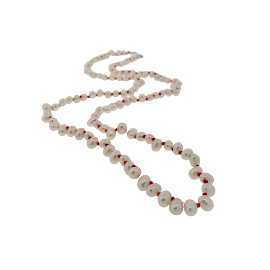 Sterling + Freshwater Pearl Necklace