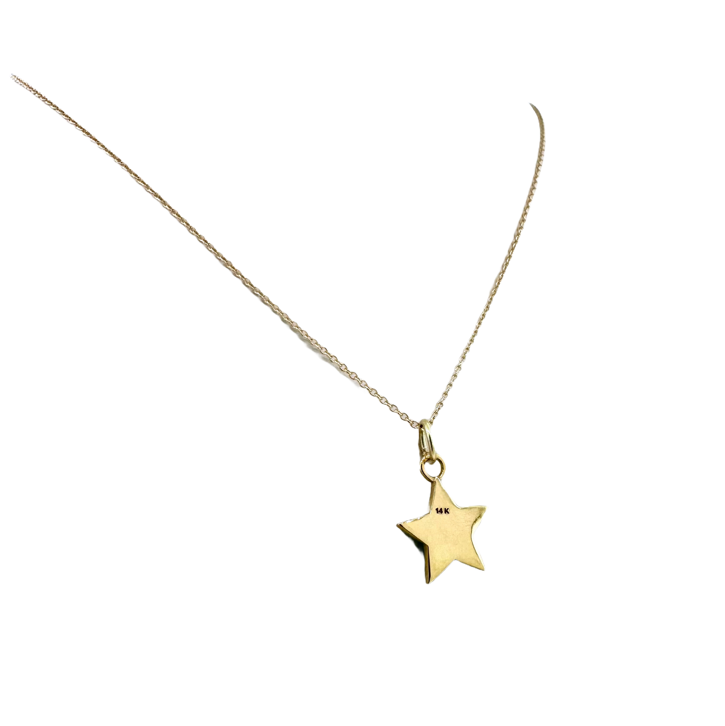 14k + Turquoise Star Necklace